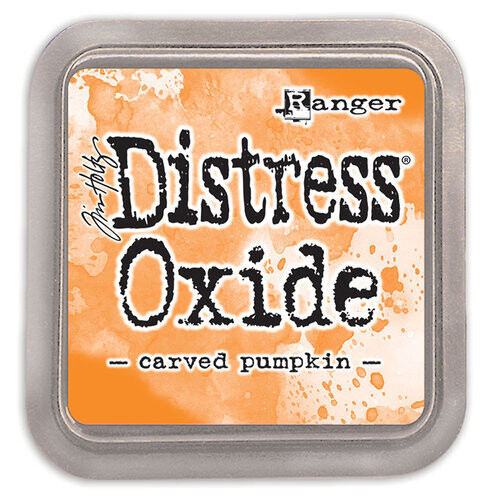 Distress Ox Pad Carved Pumpkin