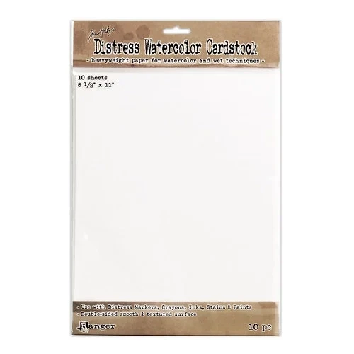 Distress watercolor cardstock 8 1/2 x 11