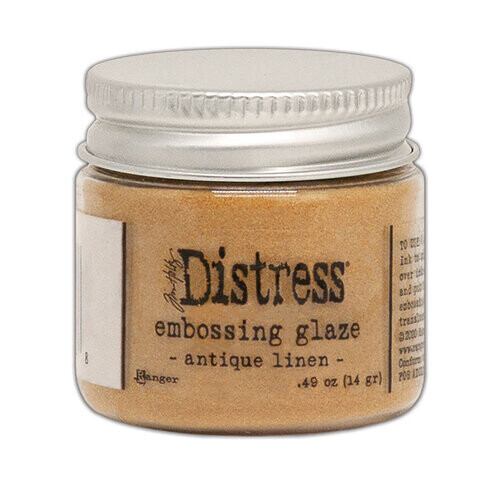 Embossing Glaze: Antique linen