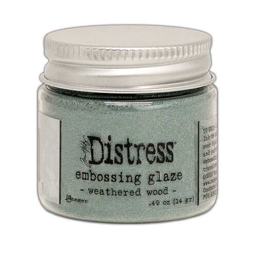 Distress Embossing Glaze: Weathered Wood