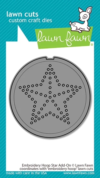 LF Embroidery Hoop Star Add-on die