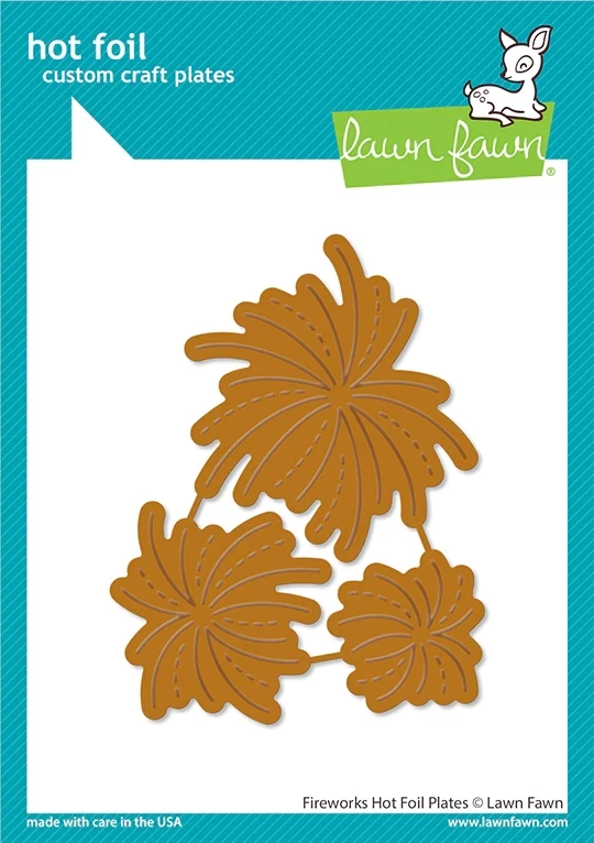 LF Fireworks Hot Foil Plates