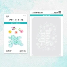 Floral For You Stencil And Die Bundle