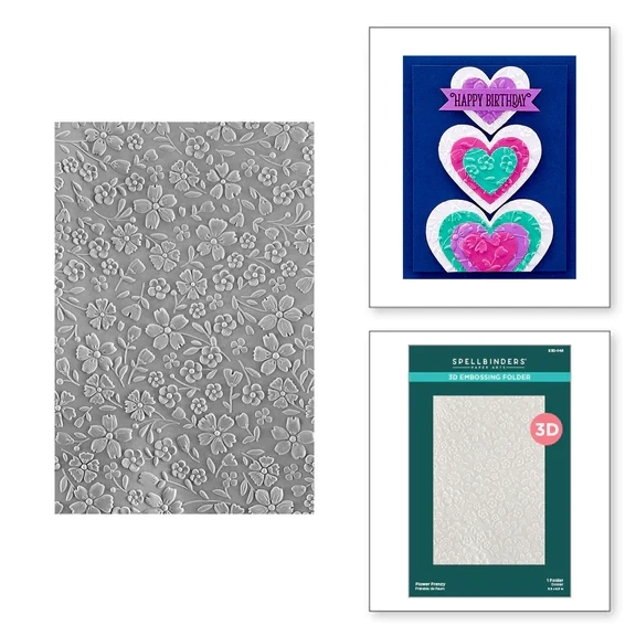 Flower Frenzy Embossing Folder