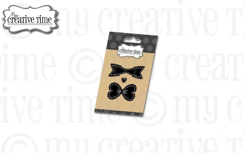 Fun Size Heart Bow Die