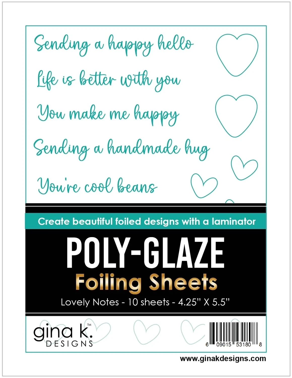 Gina K Poly-Glaze Lovely Notes