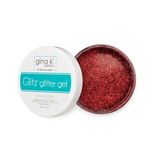 Glitz Glitter Gel- red velver