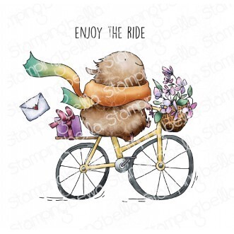 Guinea On A Bicycle Stamp