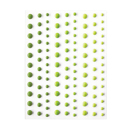 Greens Hero Hues Enamel Dots