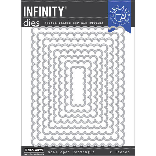 Hero Scalloped Rectangles Infinity Dies