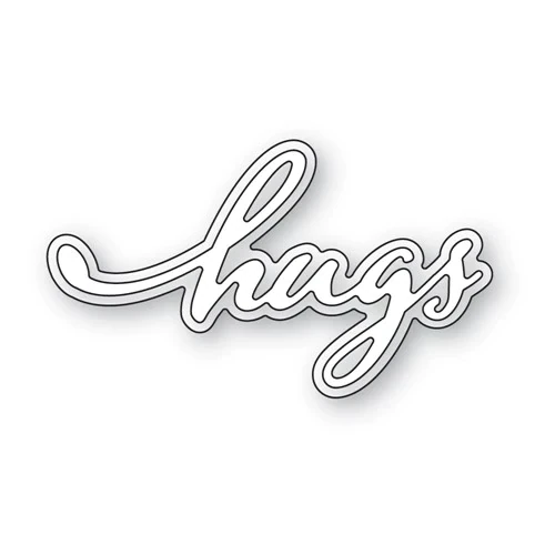 Hugs Tender Script Die