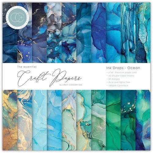 Ink Drops-Ocean