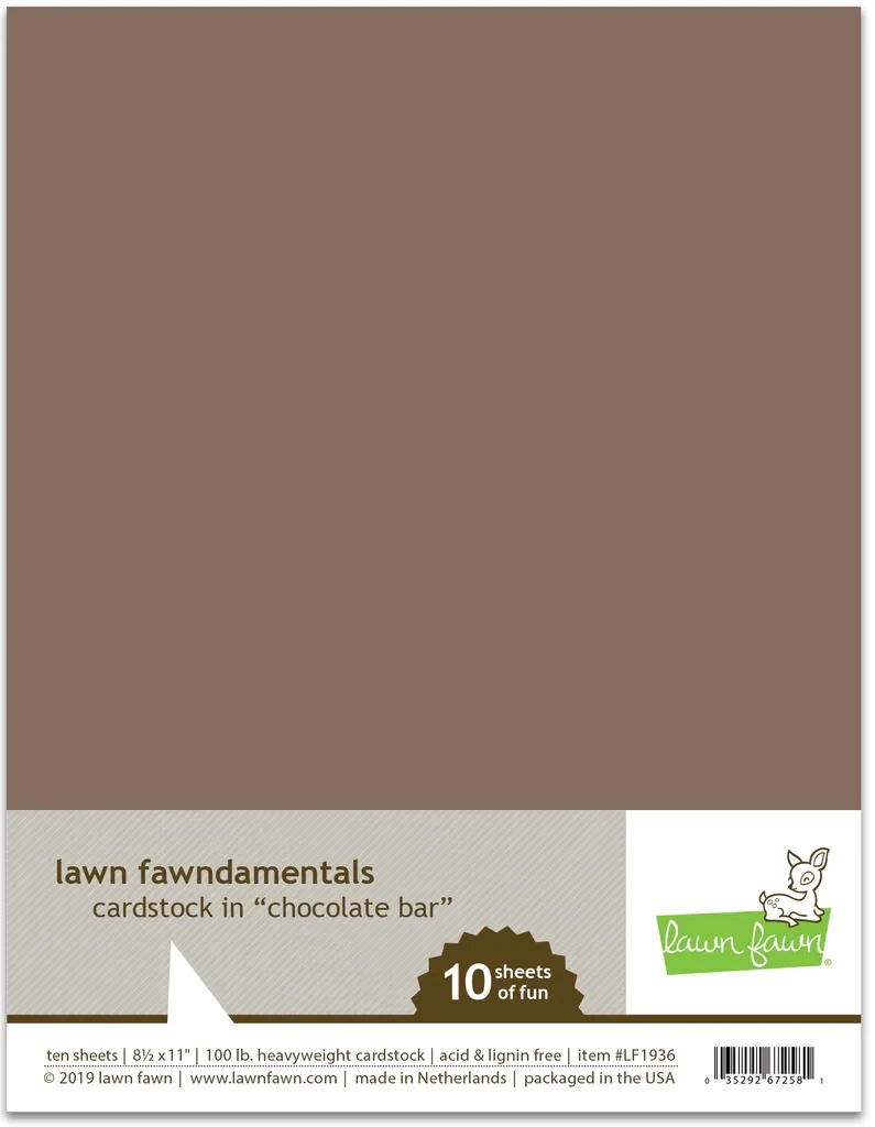 LF Chocolate Bar Cardstock