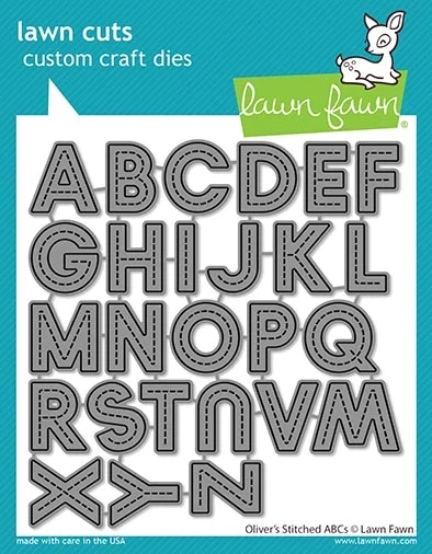 LF Oliver&#39;s Stitched ABC&#39;s die