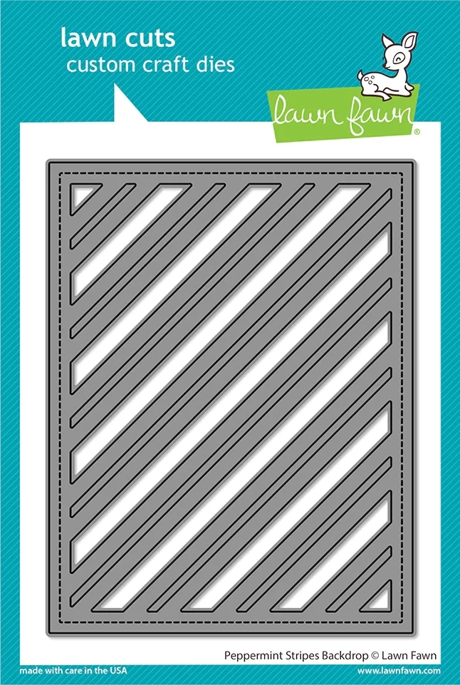 LF Peppermint Stripes Backdrop die
