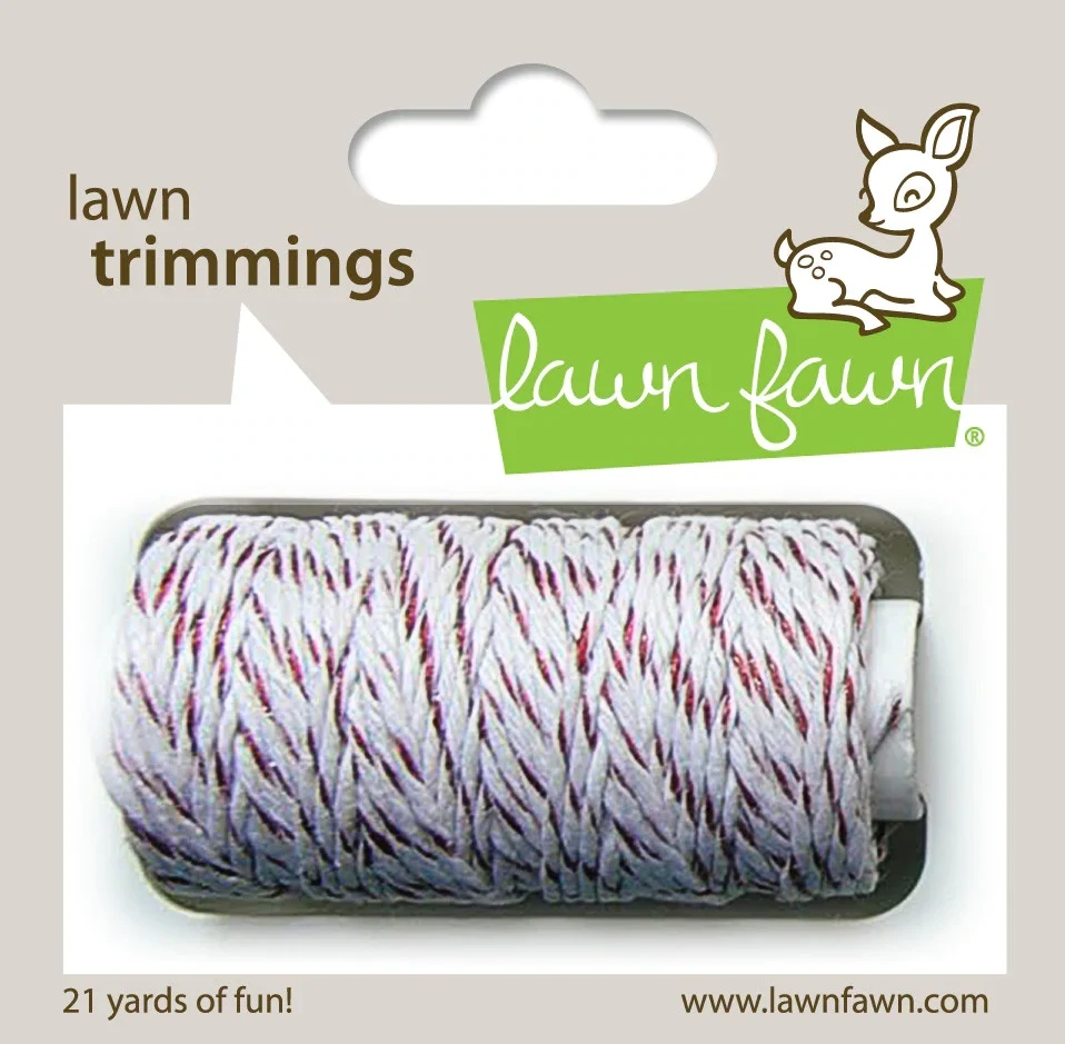 LF Red Sparkle Hemp Cord