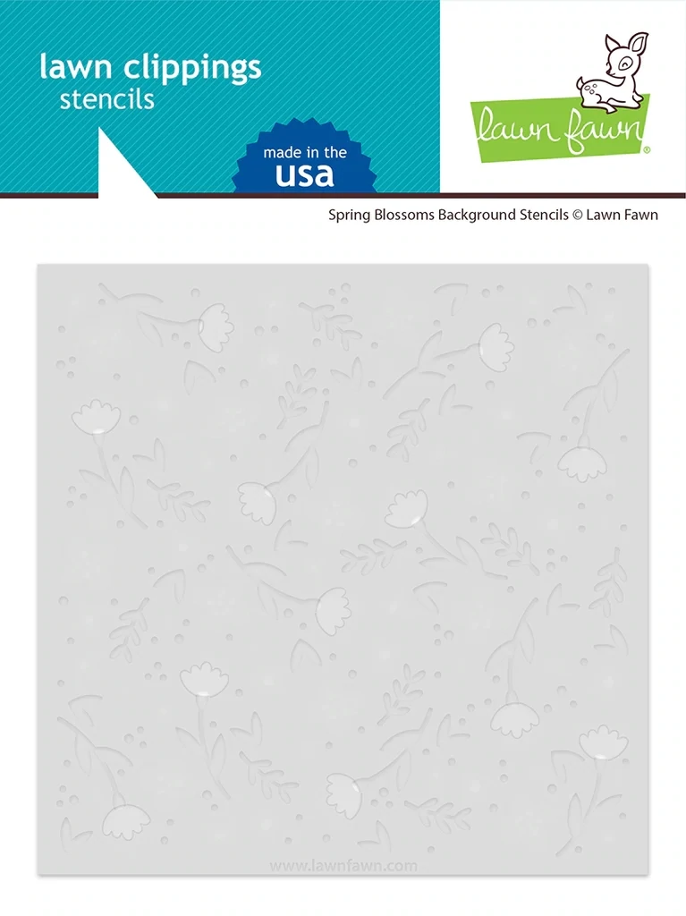 LF Spring Blossoms Background Stencils