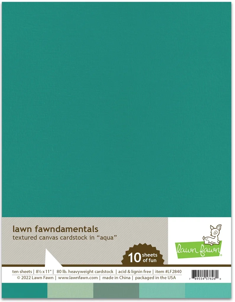 LF Textured Canvas CS Aqua