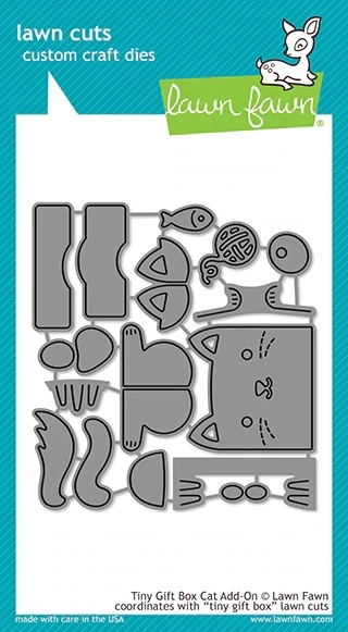 LF Tiny Gift Box Cat Add-on die