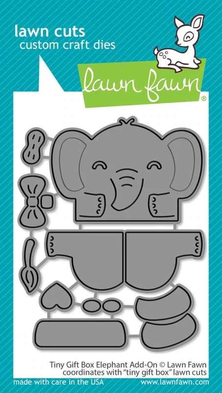 LF Tiny Gift Box Elephant add-on die nt Add-on