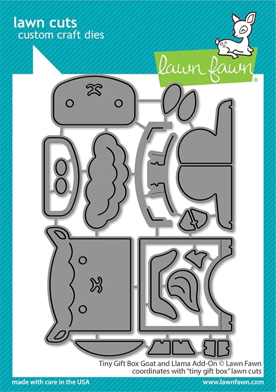 LF Tiny  Gift Box Goat &amp; LLama Add-on die