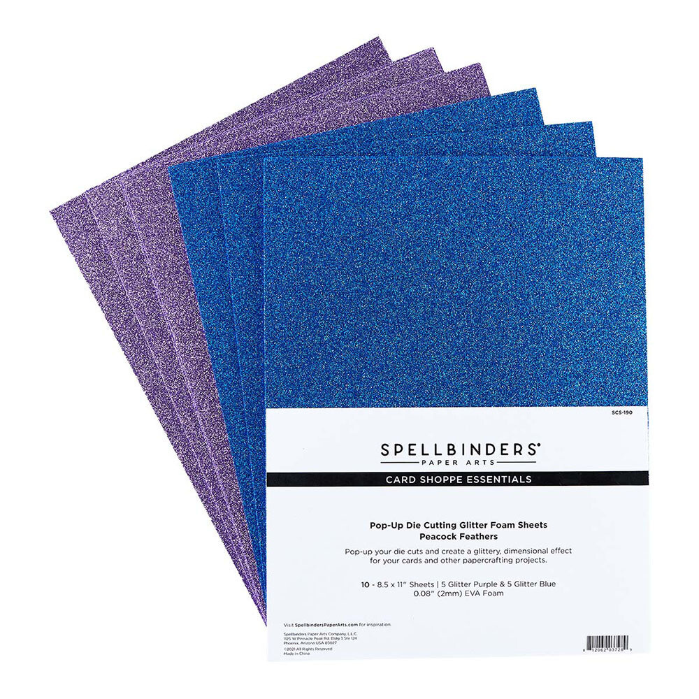 Peacock Feathers Foam Sheets