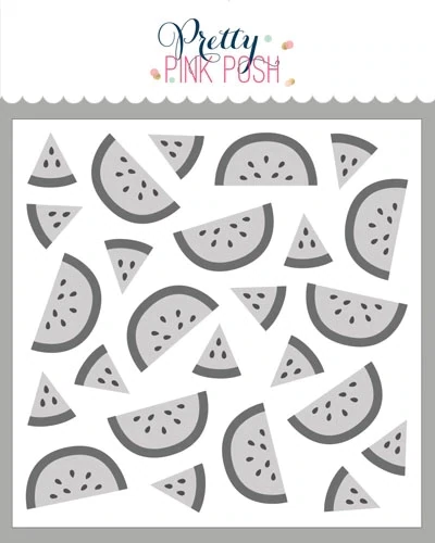 PPP Layered Watermelon Stencil