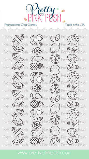 PPP Fruit Borders Stamp Set