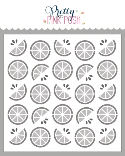 PPP Layered Citrus Stencil