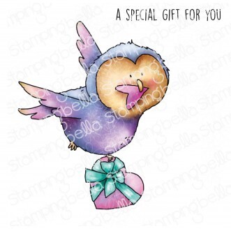 The Owl and The Heart Stamp