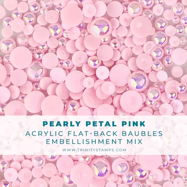 Trinity Pearly Pink Baubles Embellishments