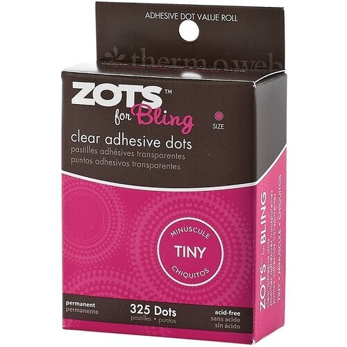 Zots Clear Adhesive dots 1/8