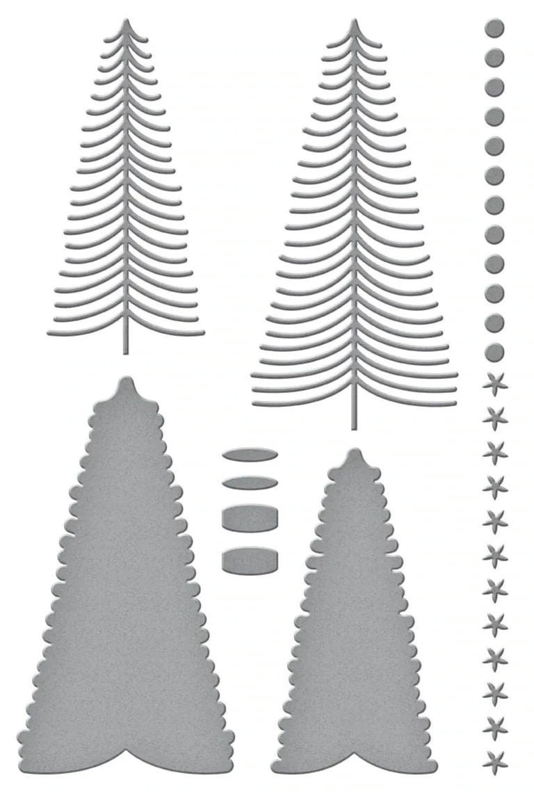 Bottle Brush Trees Duo