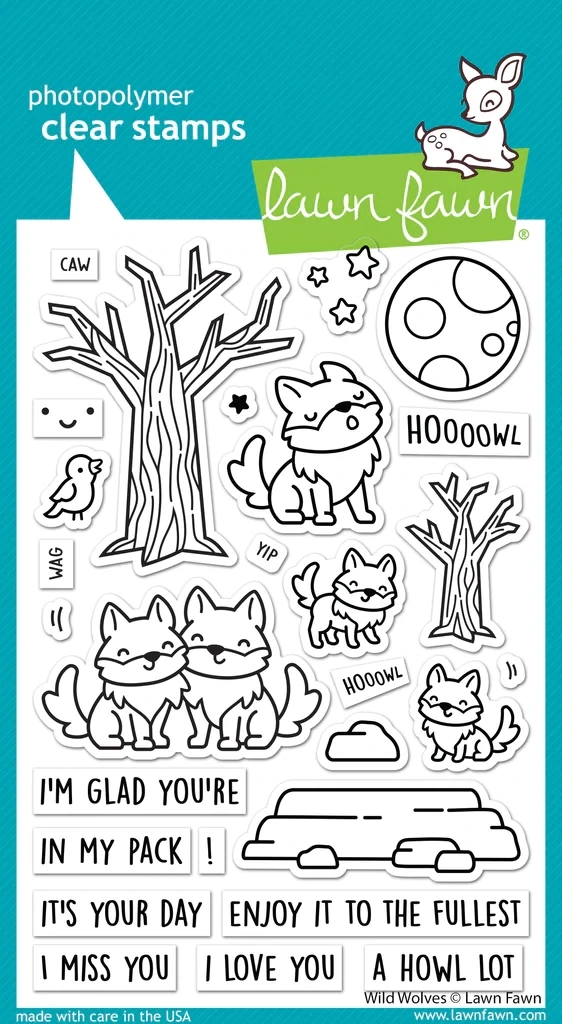LF Wild Wolves Stamp