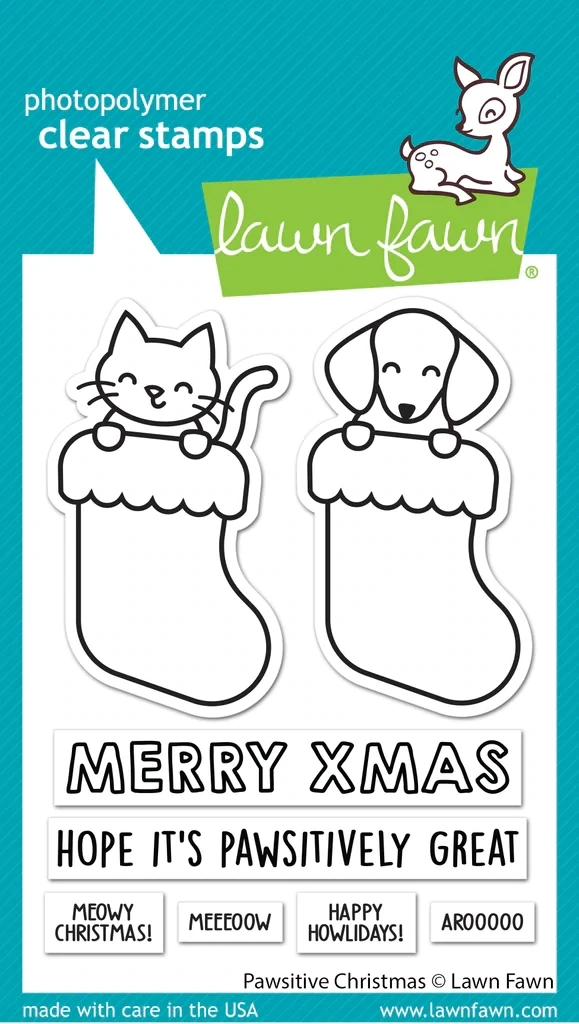 Pawsitive Christmas Stamp