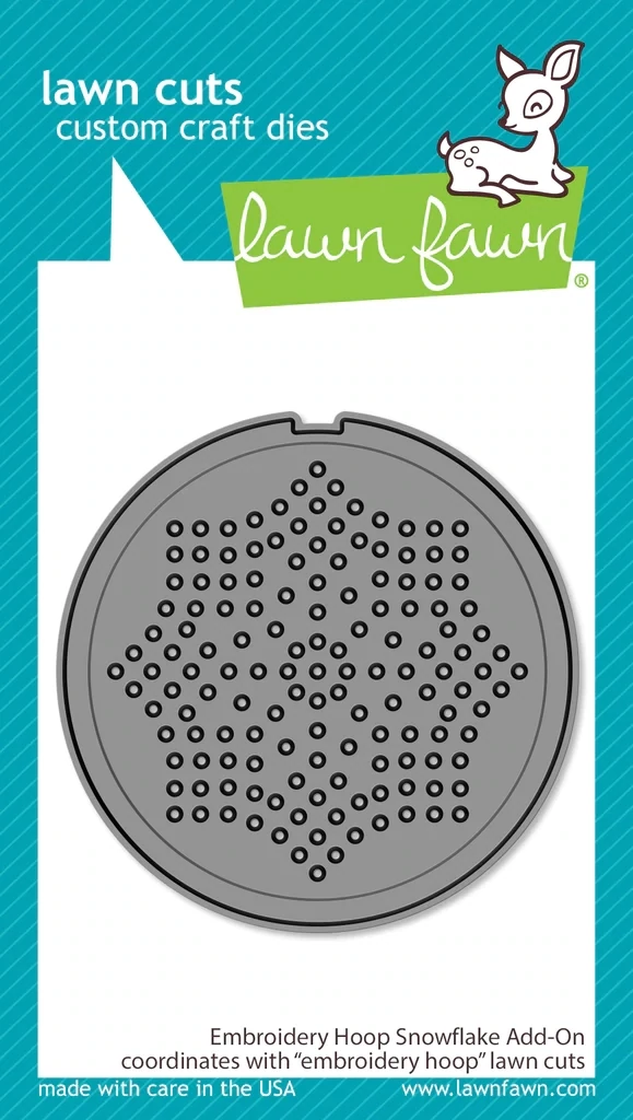 LF Embroidery Hoop Snowflake Add-on Die