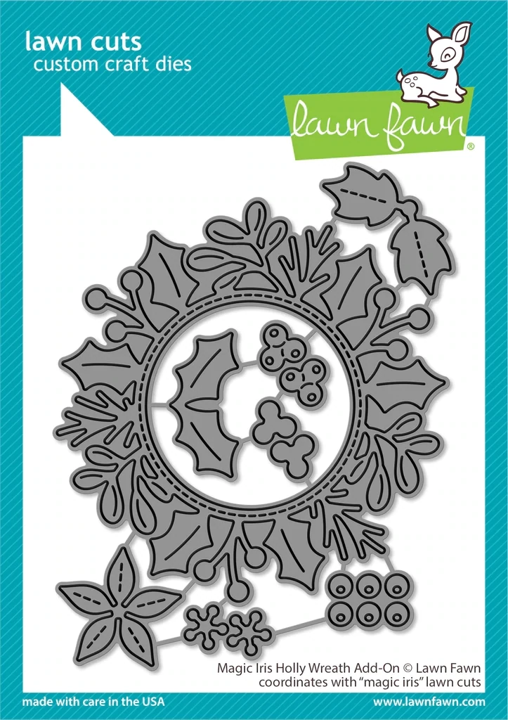 LF Magic Iris Holly Wreath Add-on Die