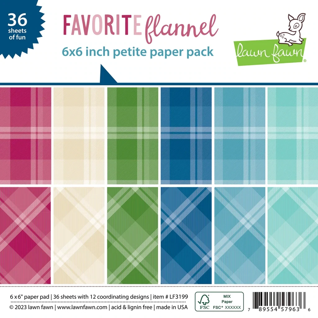 LF Favorite Flannel 6x6 Paper Pack
