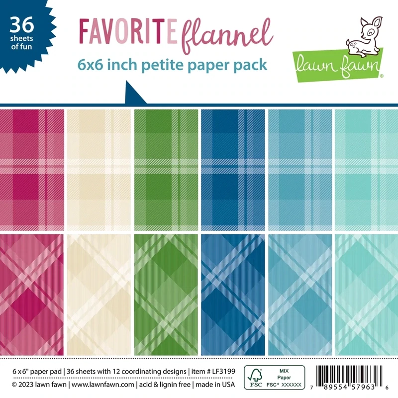 Favorite Flannel 6x6 Paper Pack