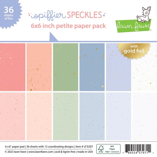 LF Spiffier Speckles 6x6 Paper Pack