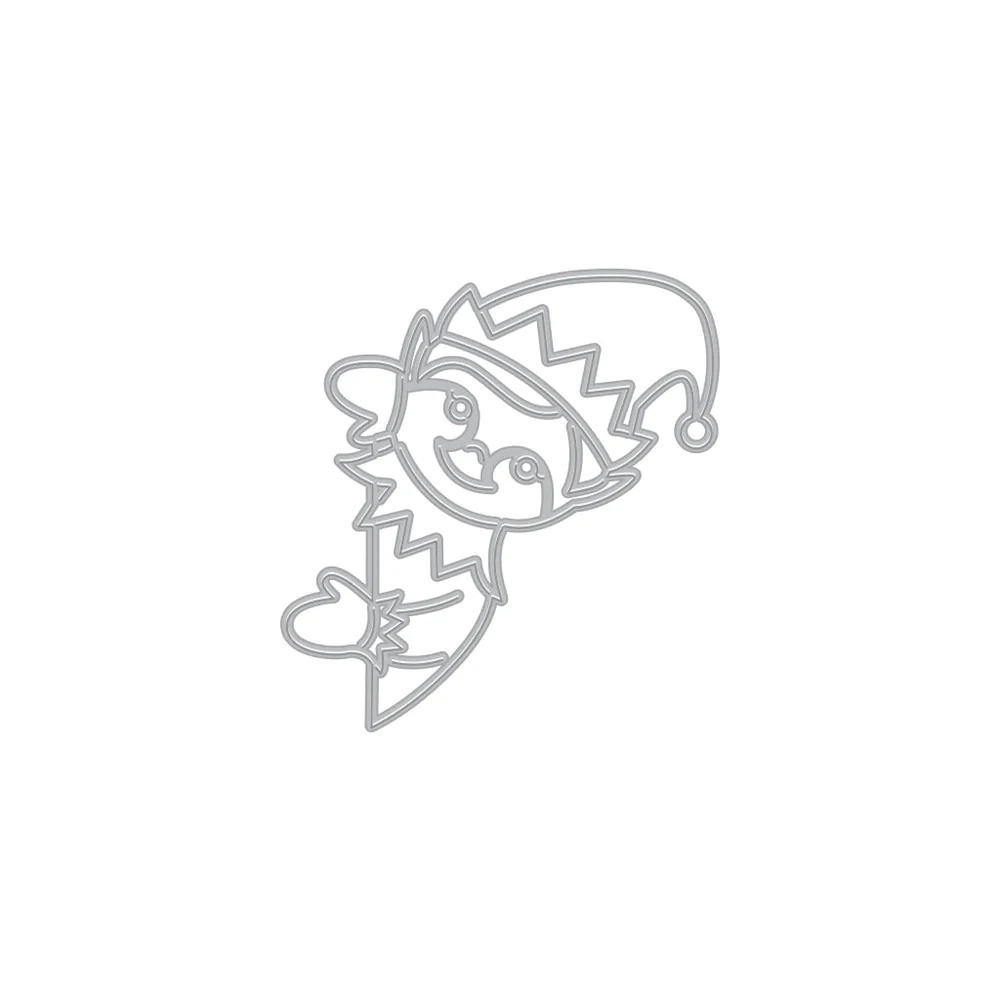 Peeking Elf Fancy Die
