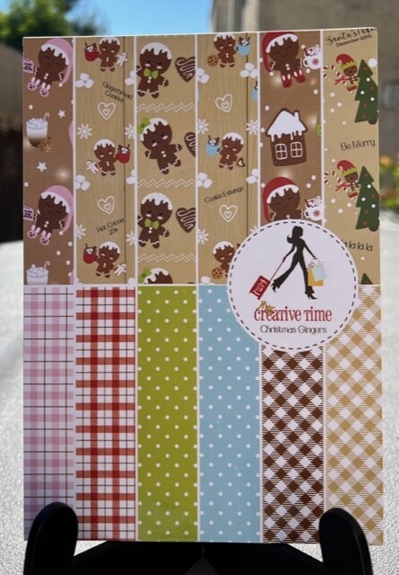 Christmas Gingers 6 x 8 1\2 Paper Pad