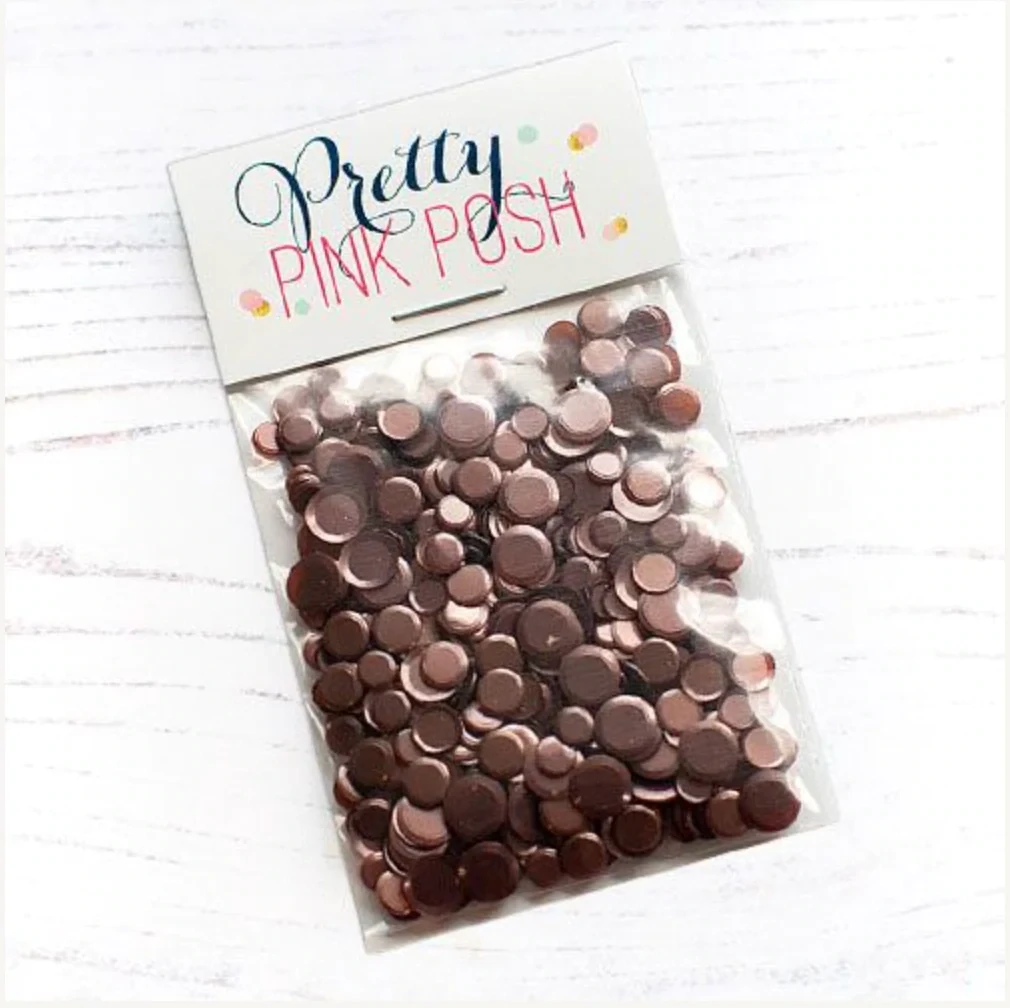 Expresso Confetti Embellishments