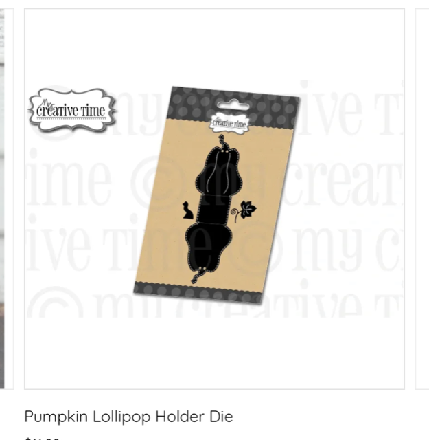 Ghost Lollipop Holder Die