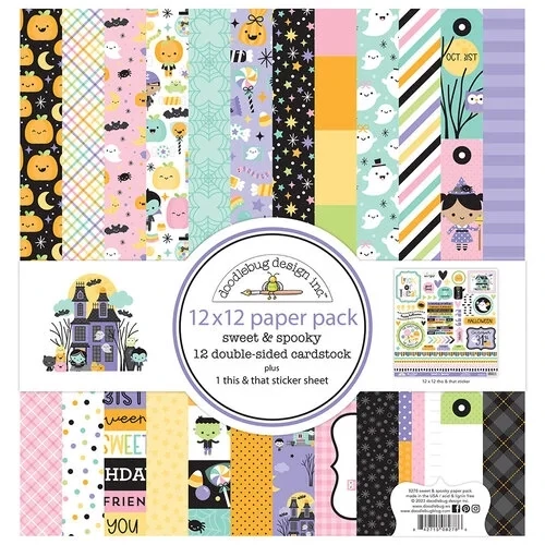 DB Sweet &amp; Spooky 12x12 Paper Pack