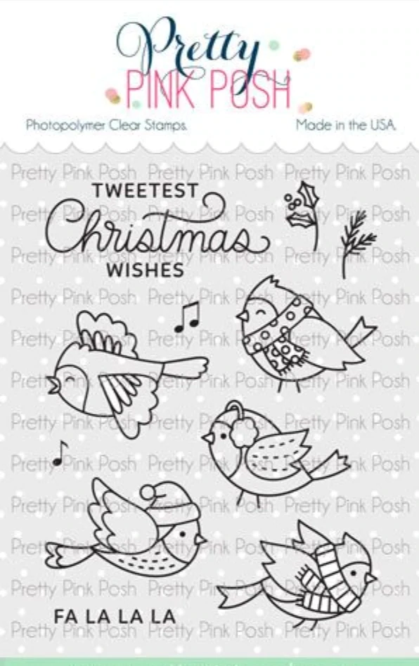Winter Birds Stamp
