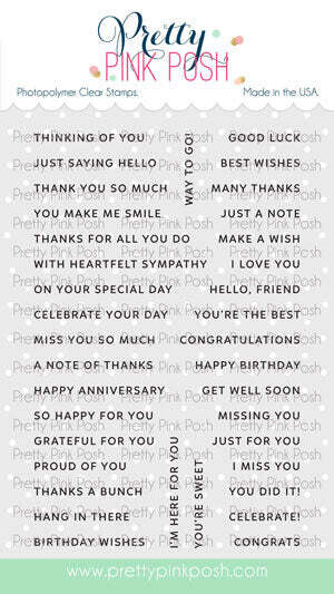 Simple Sentiments Stamp