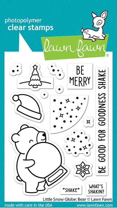 LF Little Snow Globe: Bear Stamp