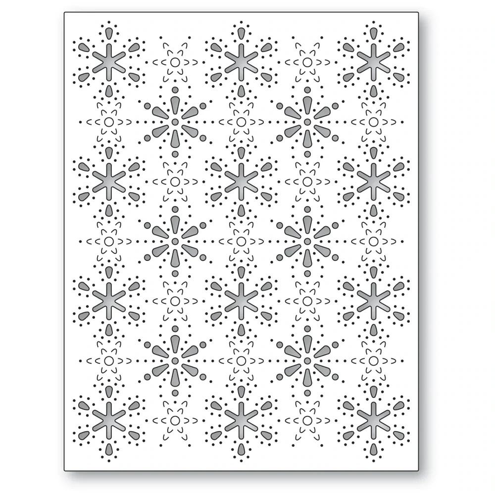 Scandinavian Snowflake Plate