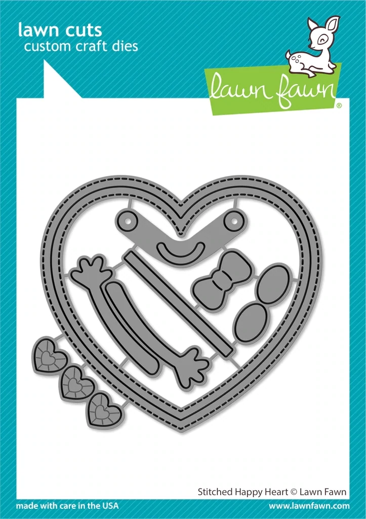LF Stitched Happy Heart Die
